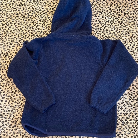 NWT Outdoor Voices Megafleece pullover Navy size XS mega fleece hoodie - Picture 4 of 6